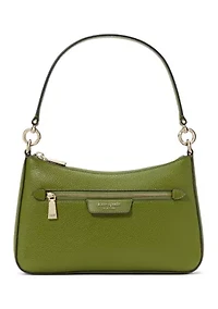 Hudson Pebble Leather Convertible Crossbody Bag