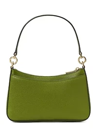 Hudson Pebble Leather Convertible Crossbody Bag