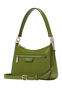 Hudson Pebble Leather Convertible Crossbody Bag