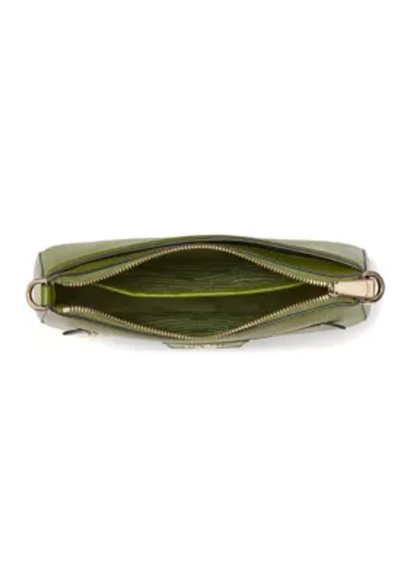 Hudson Pebble Leather Convertible Crossbody Bag