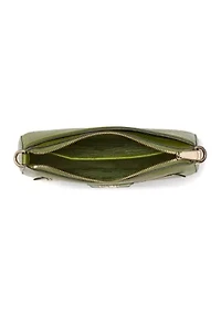 Hudson Pebble Leather Convertible Crossbody Bag