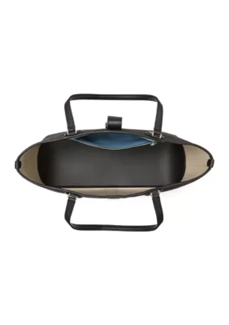 Spade Flower Jacquard Medium Open Tote