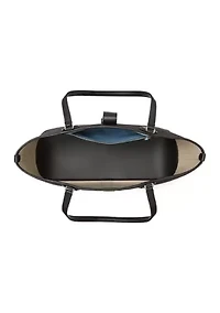 Spade Flower Jacquard Medium Open Tote