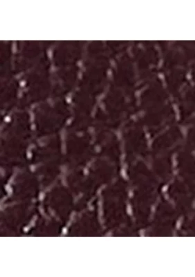 Deco Pebbled Leather Shoulder Bag