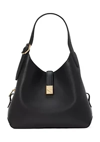 Tribeca Pebbled Leather Medium Crossbody Tote