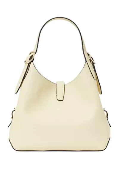 Tribeca Pebbled Leather Medium Crossbody Tote