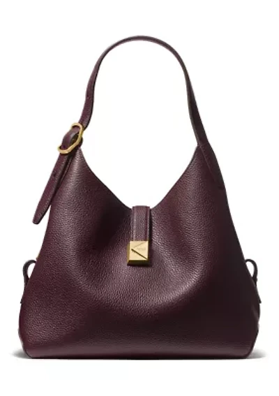 Tribeca Pebbled Leather Medium Crossbody Tote