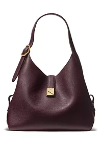 Tribeca Pebbled Leather Medium Crossbody Tote