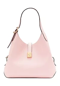 Tribeca Pebbled Leather Medium Crossbody Tote