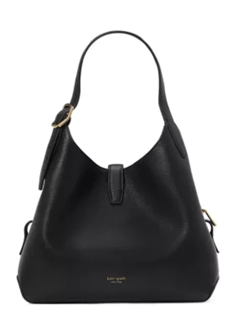 Tribeca Pebbled Leather Medium Crossbody Tote