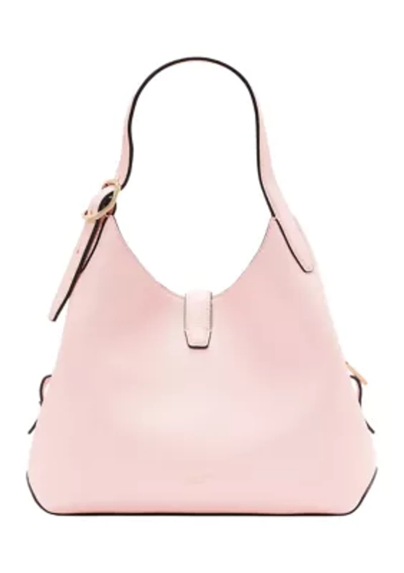 Tribeca Pebbled Leather Medium Crossbody Tote