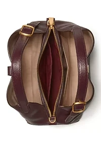 Tribeca Pebbled Leather Medium Crossbody Tote