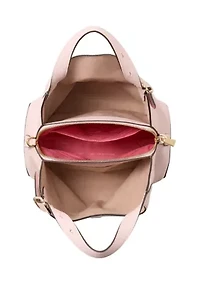 Tribeca Pebbled Leather Medium Crossbody Tote