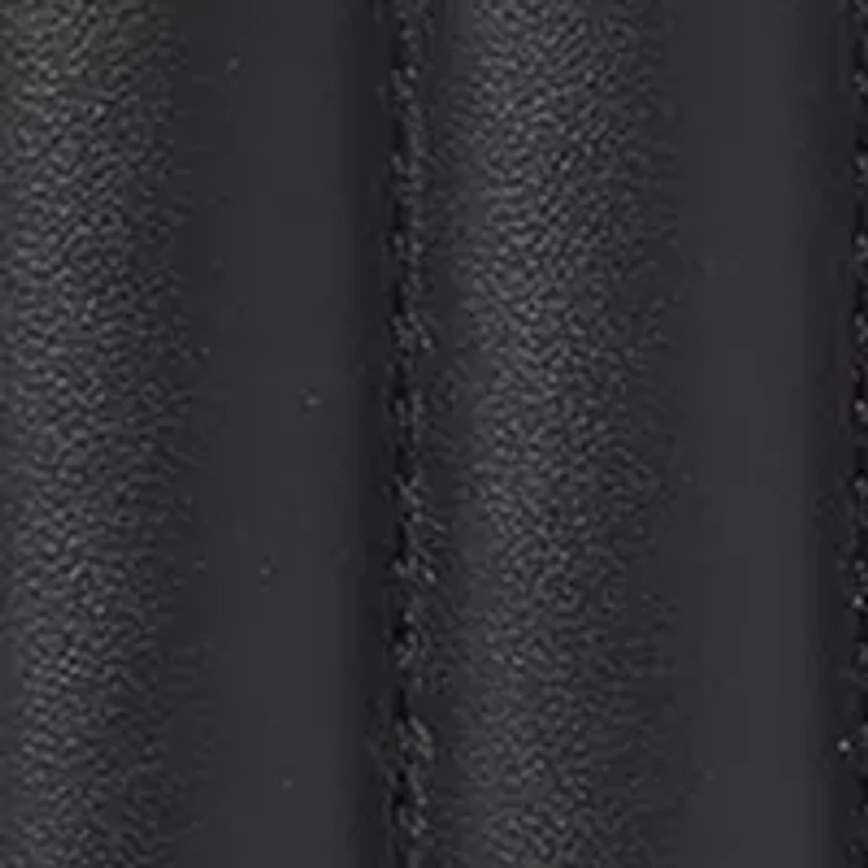 Deco Pebbled Leather Chain Shoulder Bag