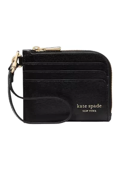 Devin Saffiano Leather Coin Card Case