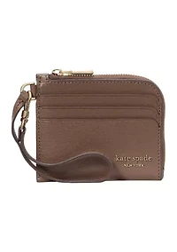 Devin Saffiano Leather Coin Card Case