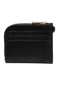 Devin Saffiano Leather Coin Card Case