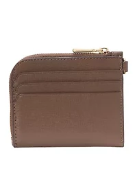 Devin Saffiano Leather Coin Card Case