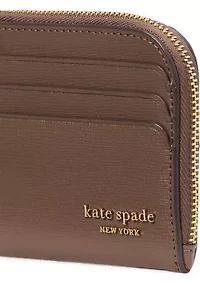 Devin Saffiano Leather Coin Card Case