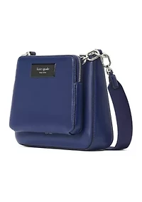 Label Smooth Leather 3 for 1 Crossbody