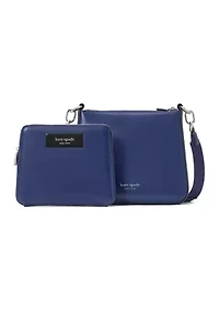 Label Smooth Leather 3 for 1 Crossbody