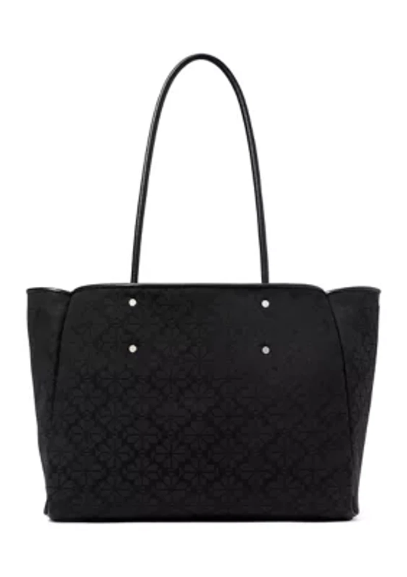 Flower Jacquard Large Everything Tote