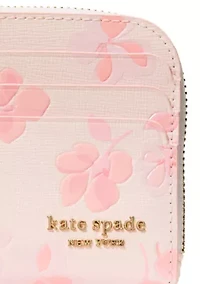 Devin Spring Pansies Card Case Wristlet 