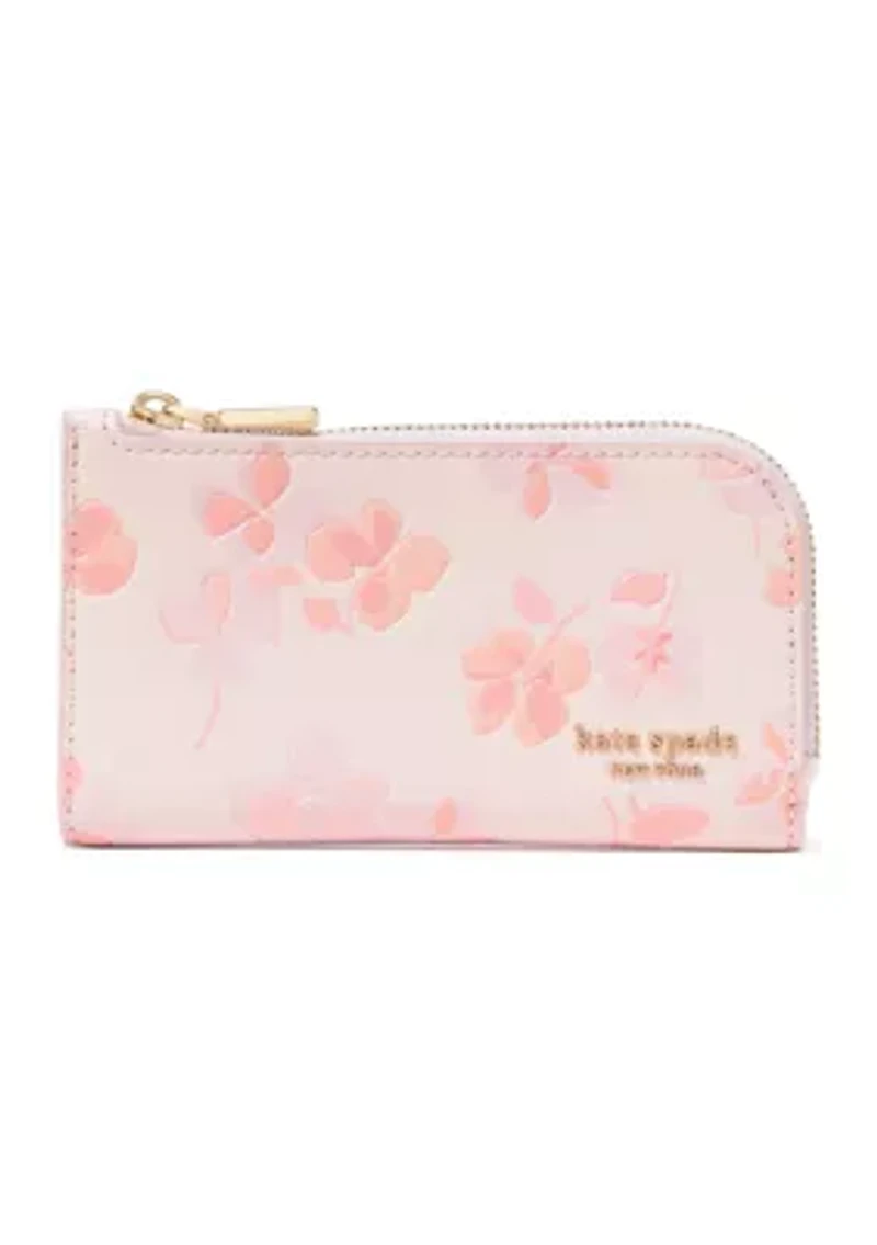 Devin Spring Pansies Small Slim Bifold Wallet