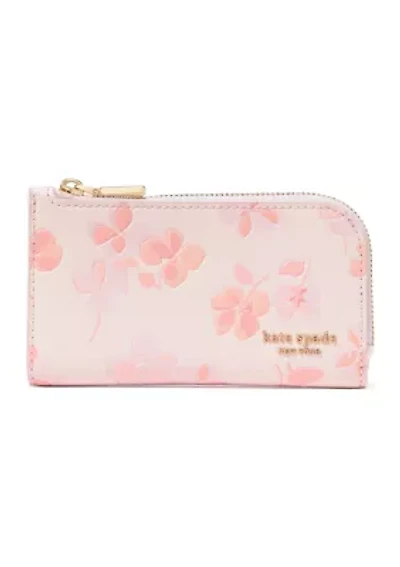 Devin Spring Pansies Small Slim Bifold Wallet