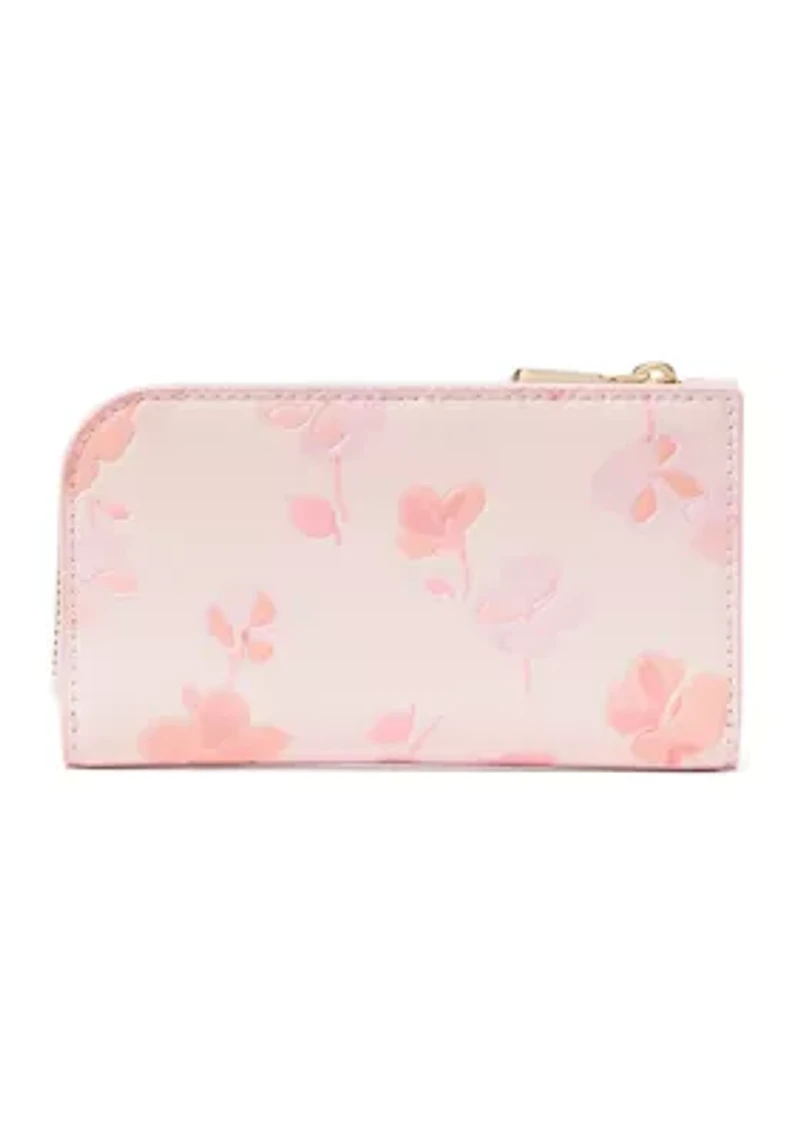 Devin Spring Pansies Small Slim Bifold Wallet