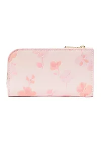 Devin Spring Pansies Small Slim Bifold Wallet