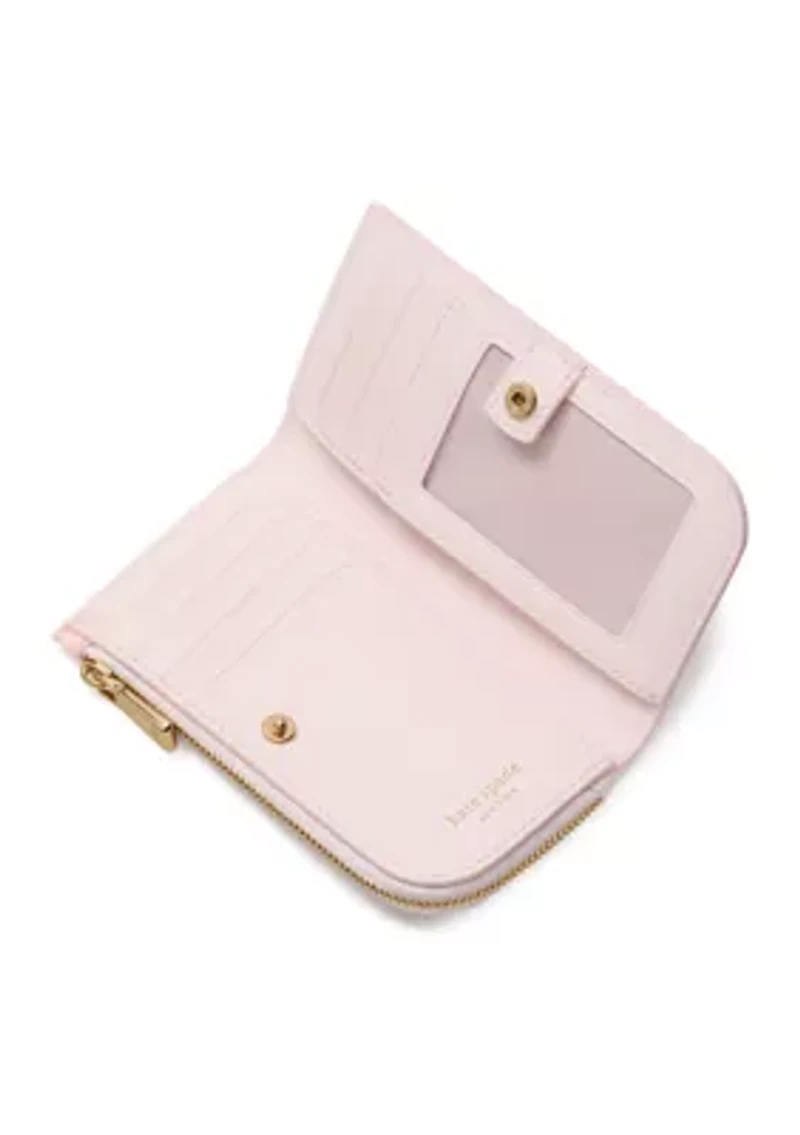 Devin Spring Pansies Small Slim Bifold Wallet