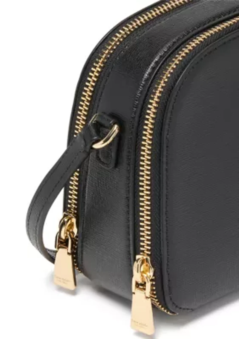 Serena Double Zip Dome Crossbody