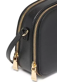 Serena Double Zip Dome Crossbody