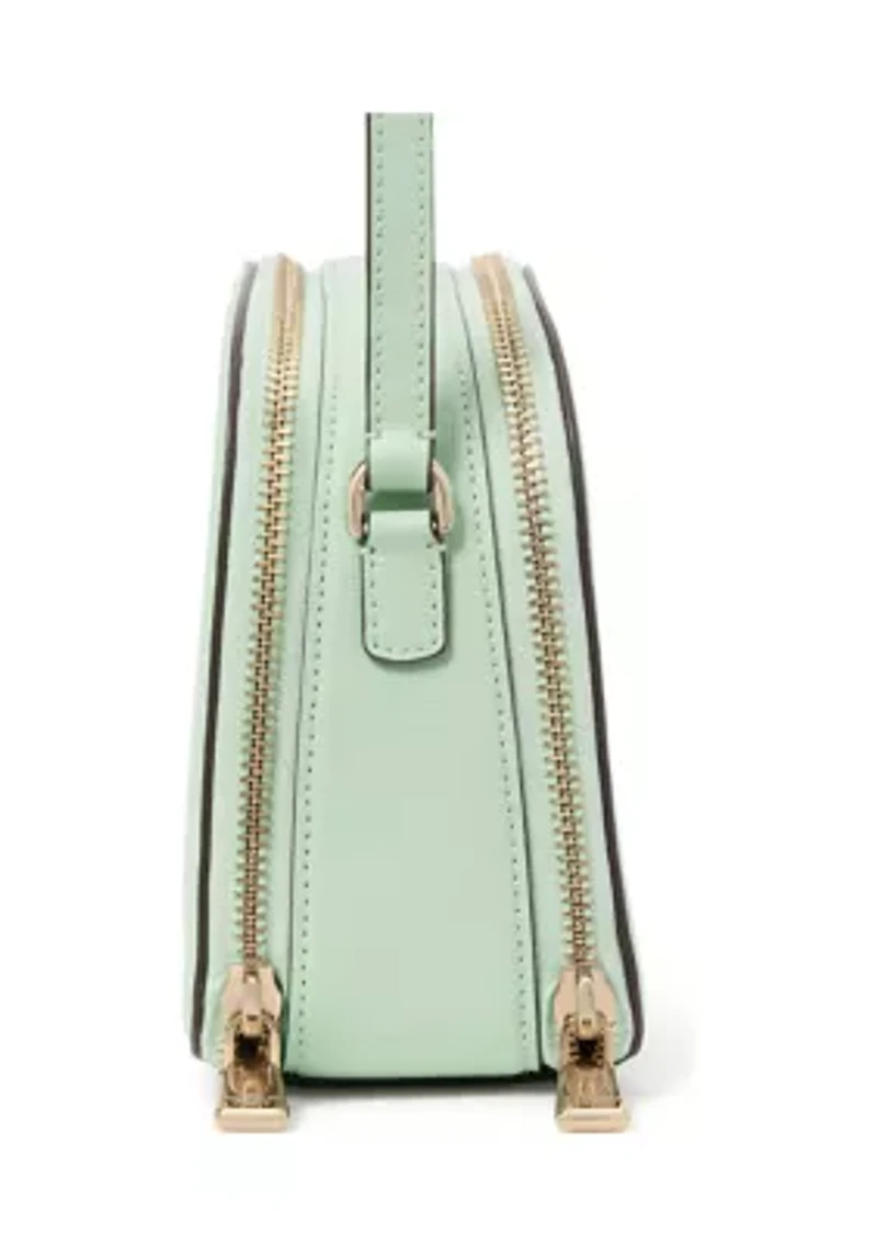 Serena Double Zip Dome Crossbody