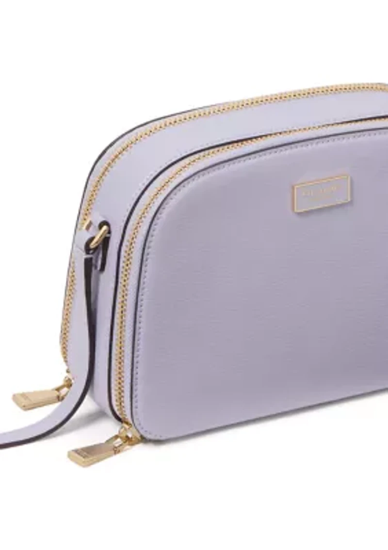 Serena Double Zip Dome Crossbody
