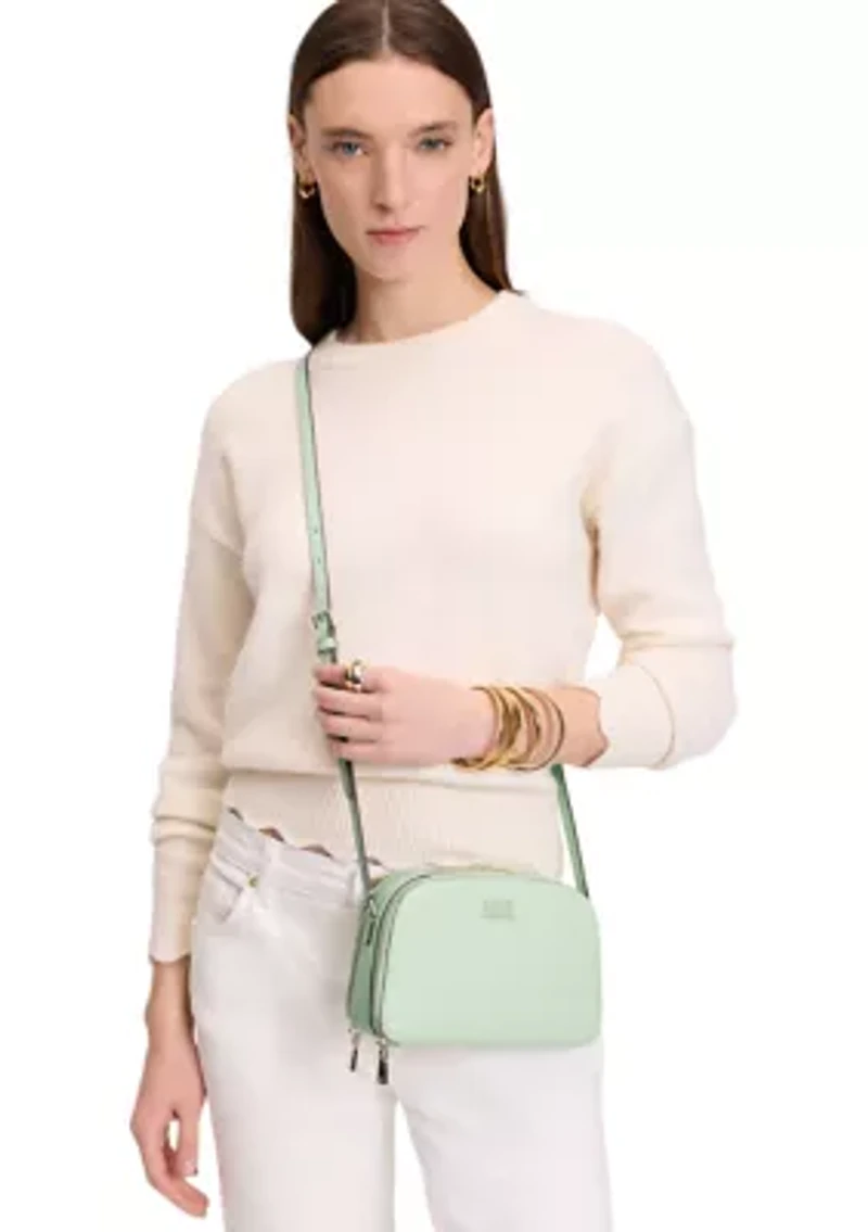 Serena Double Zip Dome Crossbody
