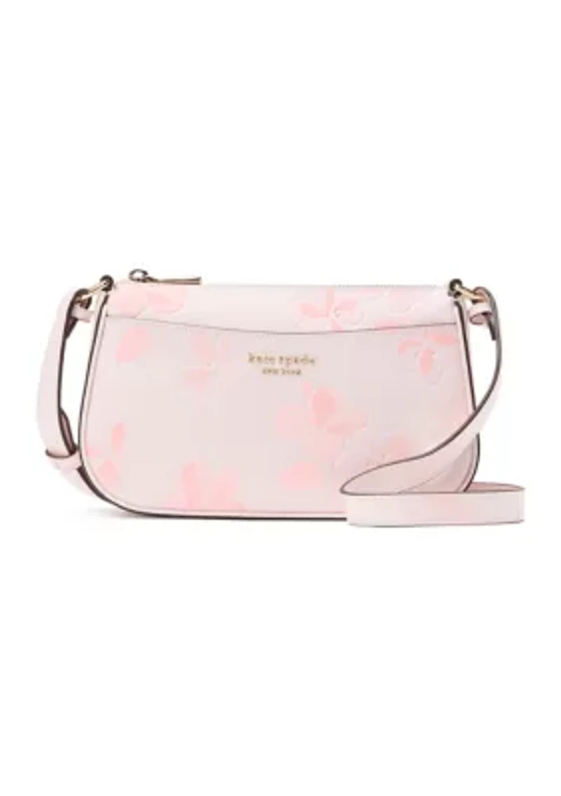 Bleecker Spring Pansies Crossbody 