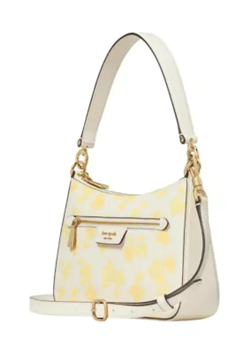 Hudson Spring Pansies Convertible Crossbody 