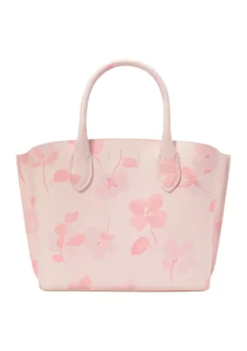 Suite Spring Pansies Crossbody Tote Bag 