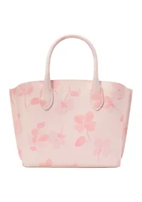 Suite Spring Pansies Crossbody Tote Bag 