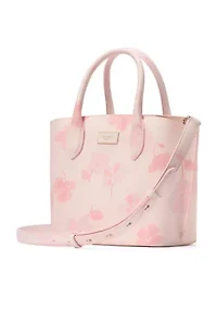 Suite Spring Pansies Crossbody Tote Bag 