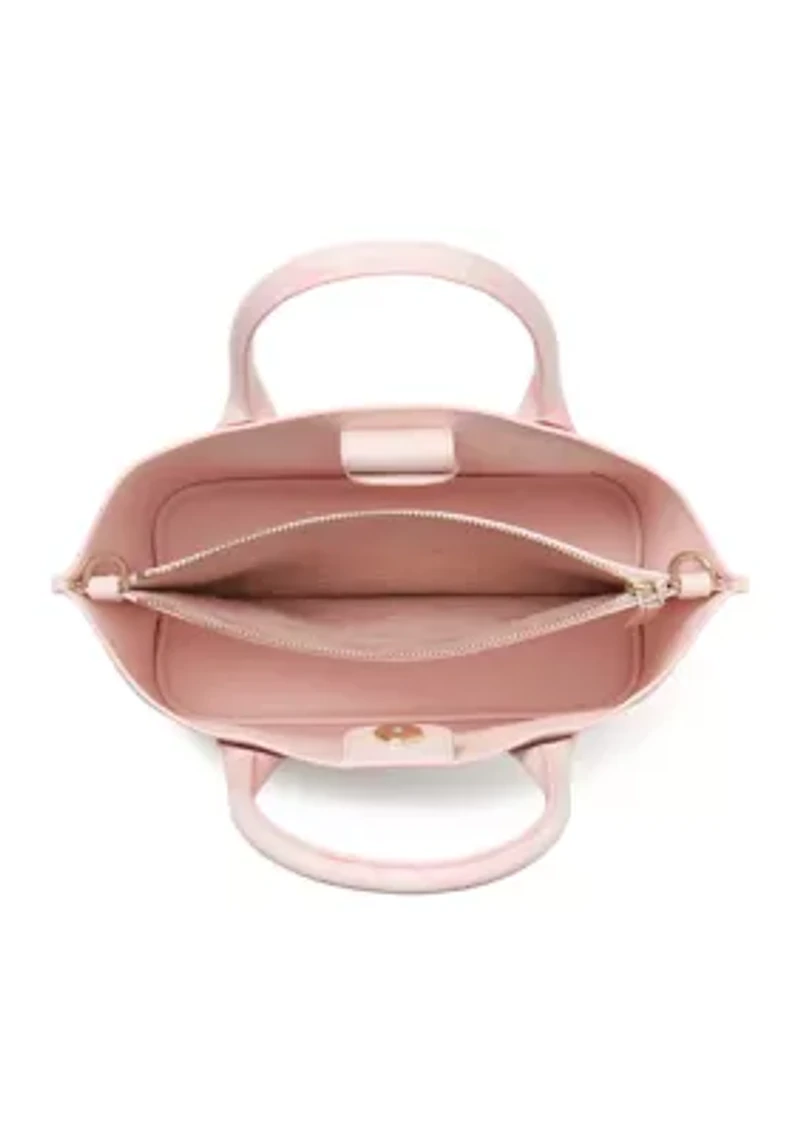 Suite Spring Pansies Crossbody Tote Bag 