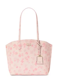 Suite Spring Pansies Large Tote Bag