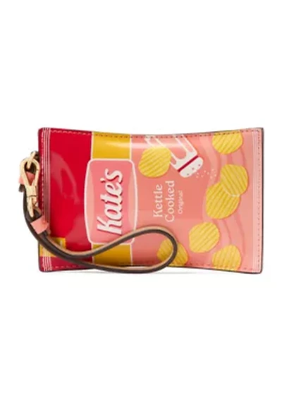 Snack Time Patent Card Case Wristlet