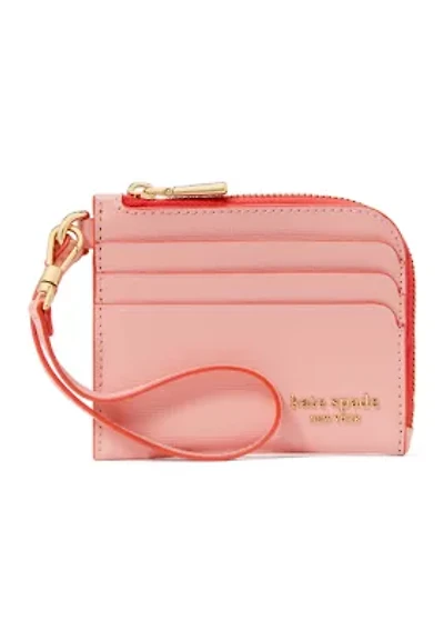 Devin Pop Trim Card Case Wristlet