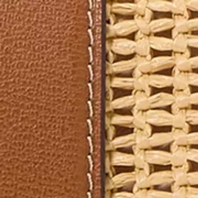 Nouveau Straw Saddle Bag