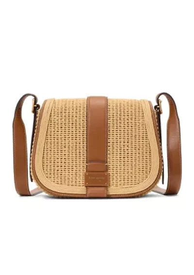 Nouveau Straw Saddle Bag