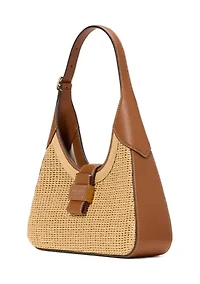 Nouveau Straw Saddle Bag 