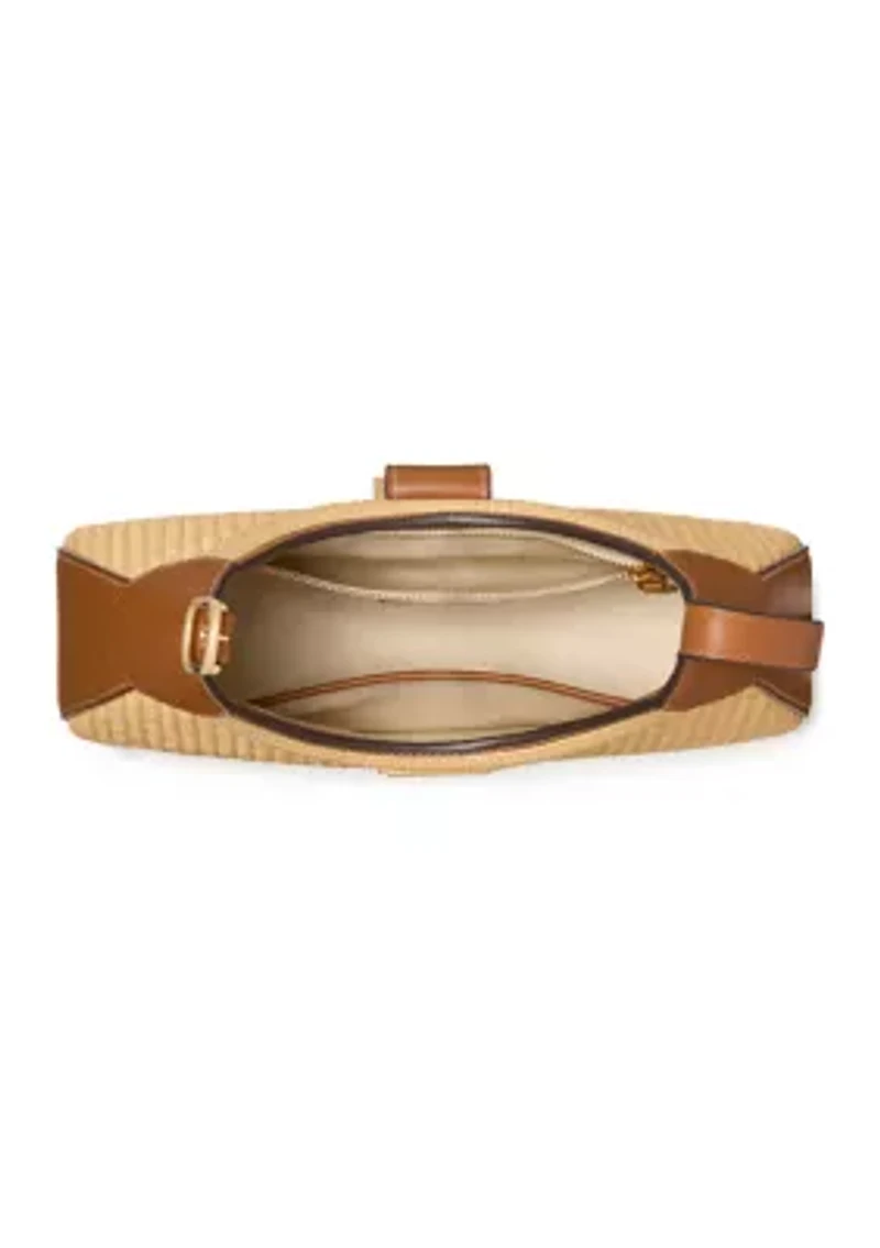 Nouveau Straw Saddle Bag 